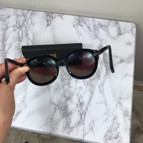 NEW Heirloom Black Miramar Blue Lens Sunglasses - Picture 4 of 6